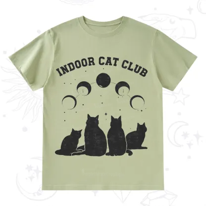 Purplehecate Indoor Cat Club T-Shirt
