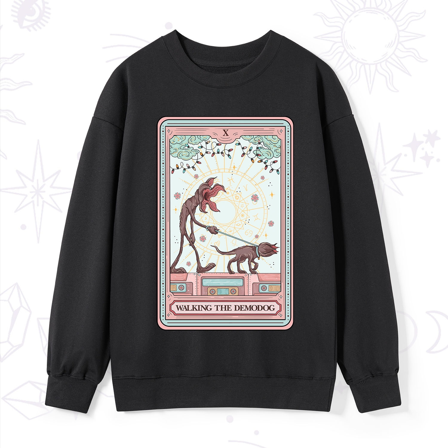 Purplehecate The Walker of Shadows Tarot Sweatshirt