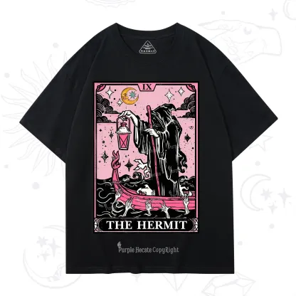 Purplehecate The Hermit Tarot Card T-Shirt
