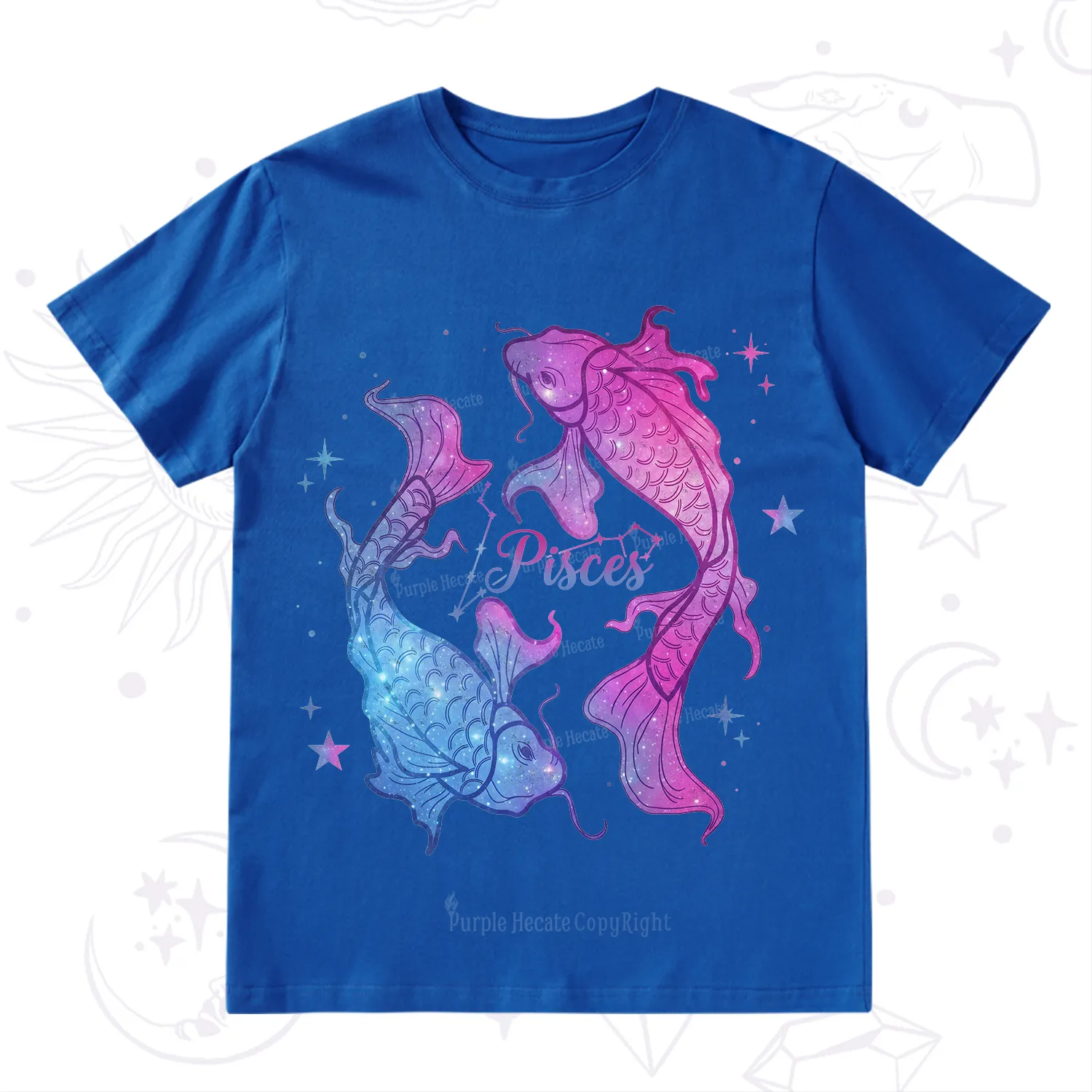 Purplehecate Pisces Zodiac T-Shirt