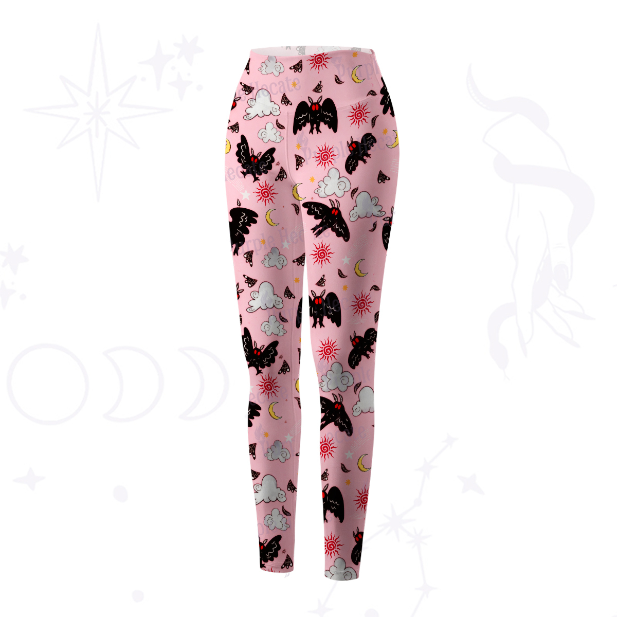 Purplehecate Cryptid Mothman Yoga Pants