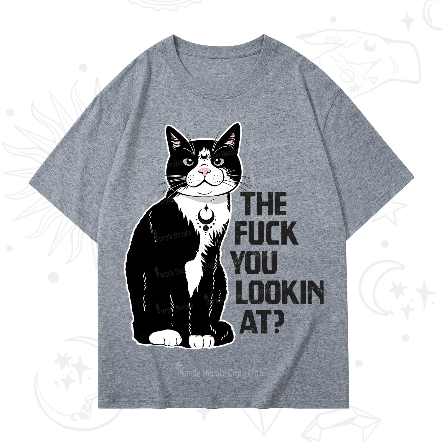 Purplehecate The Fuck You Lookin At T-Shirt