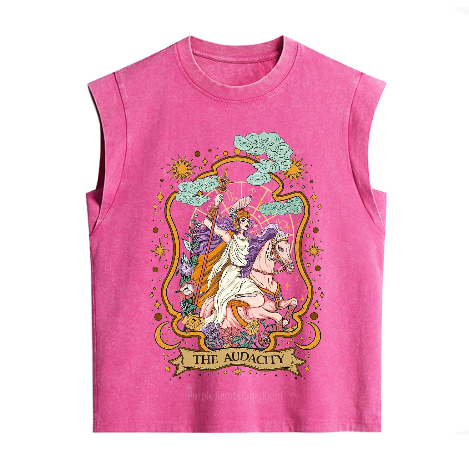 Purplehecate The Audacity Goddess Vintage Washed Tank