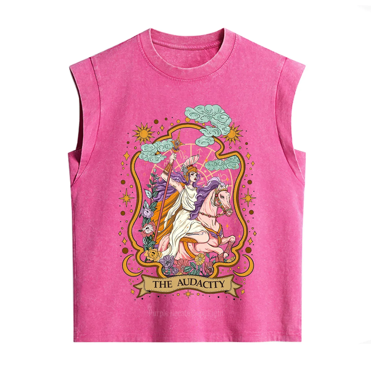 Purplehecate The Audacity Goddess Vintage Washed Tank
