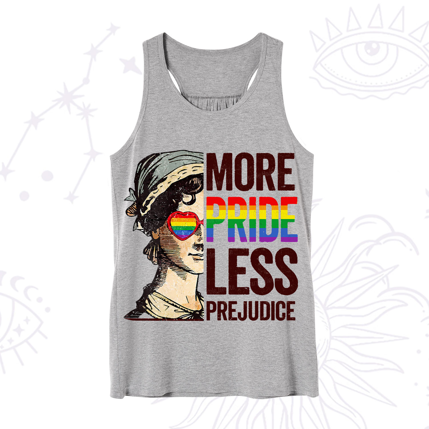 Purplehecate More Pride Less Prejudice Rainbow Tank