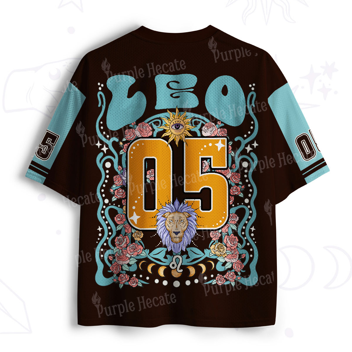 Purplehecate Leo Spirit Zodiac Mesh Jersey