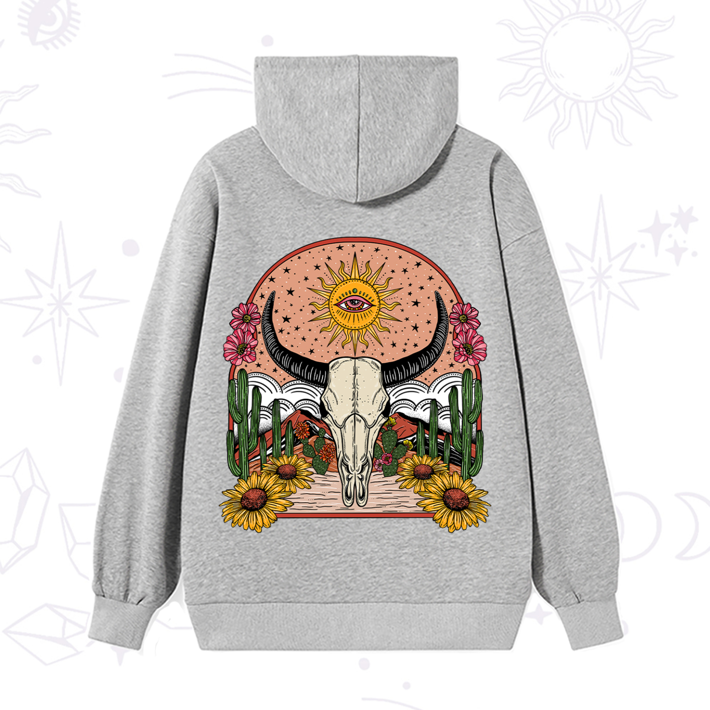 Purplehecate Desert Bloom Hoodie