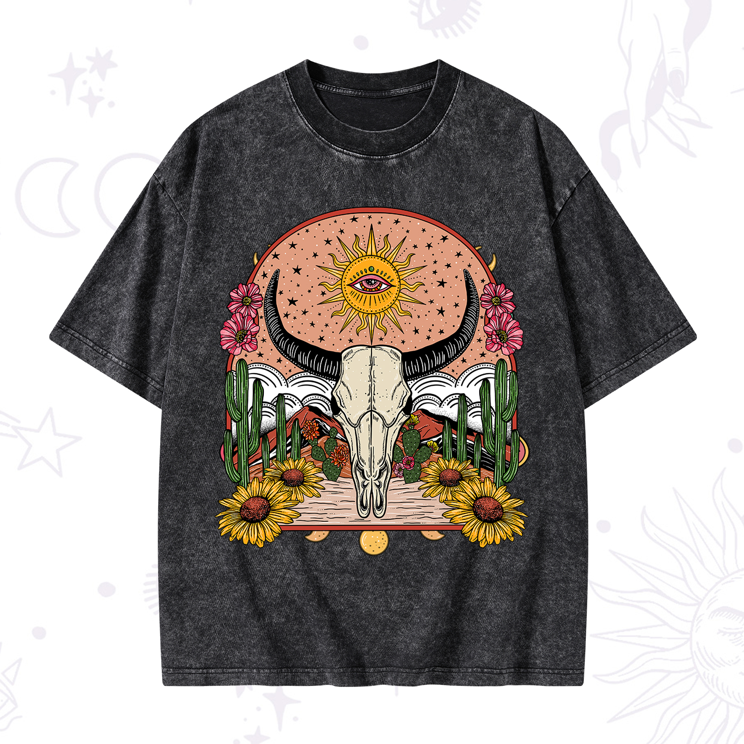 Purplehecate Desert Bloom Washed T-Shirt