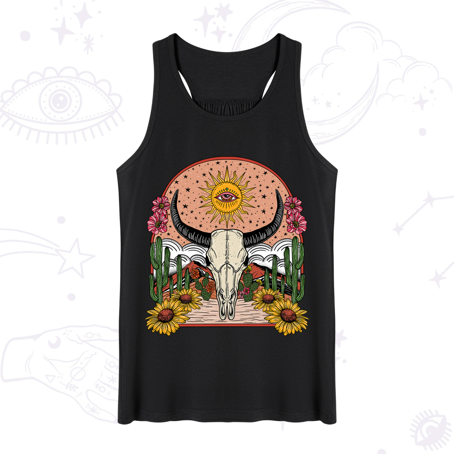 Magic Purplehecate Desert Bloom Tank