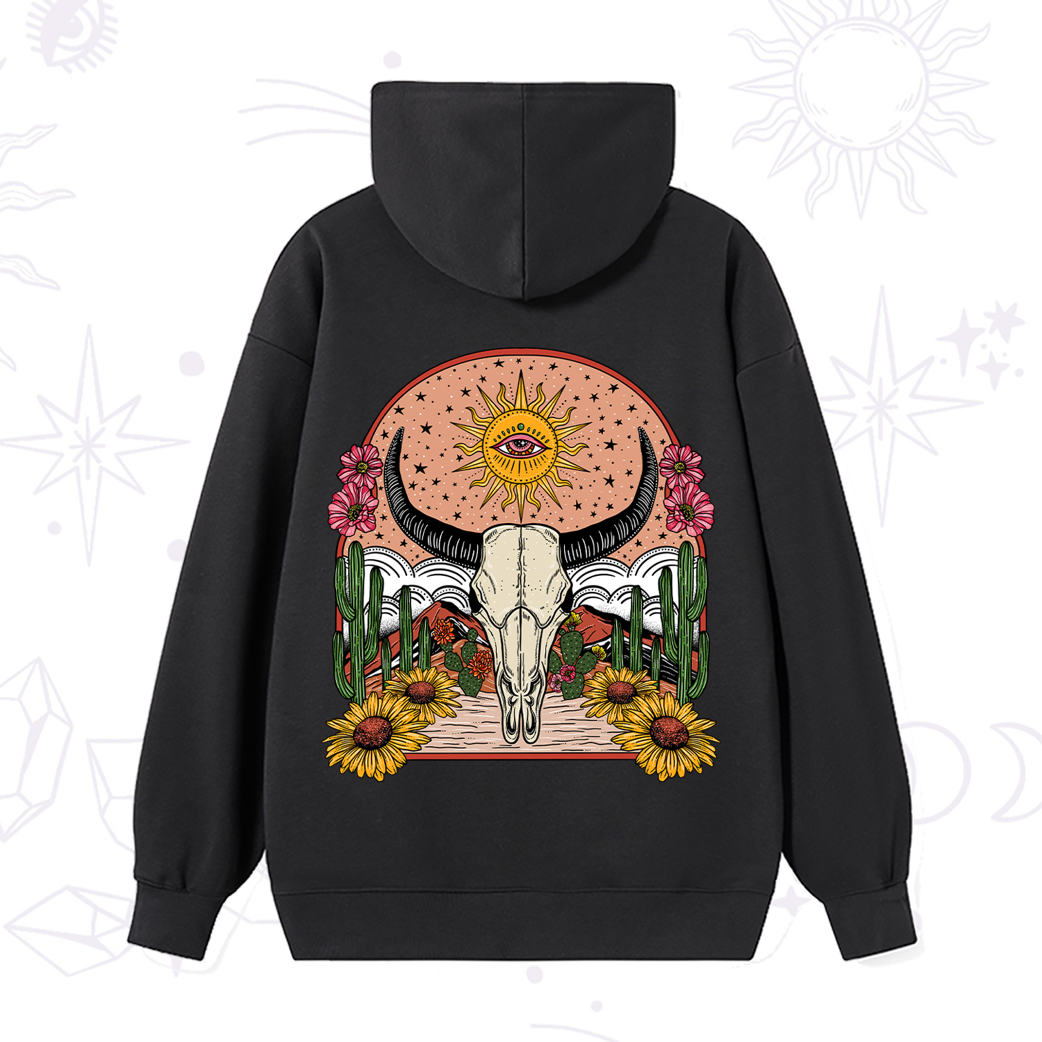 Purplehecate Desert Bloom Hoodie