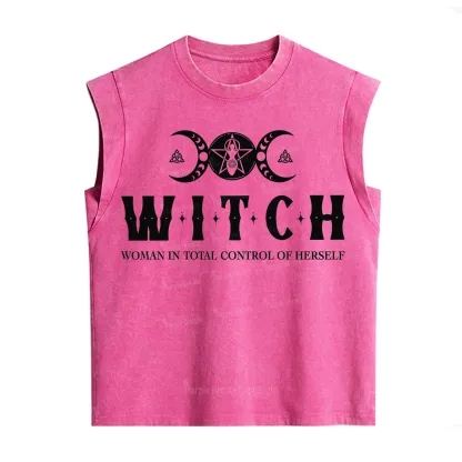 Purplehecate Hecate Woman in Total Control of Herself  Vintage Washed Tank