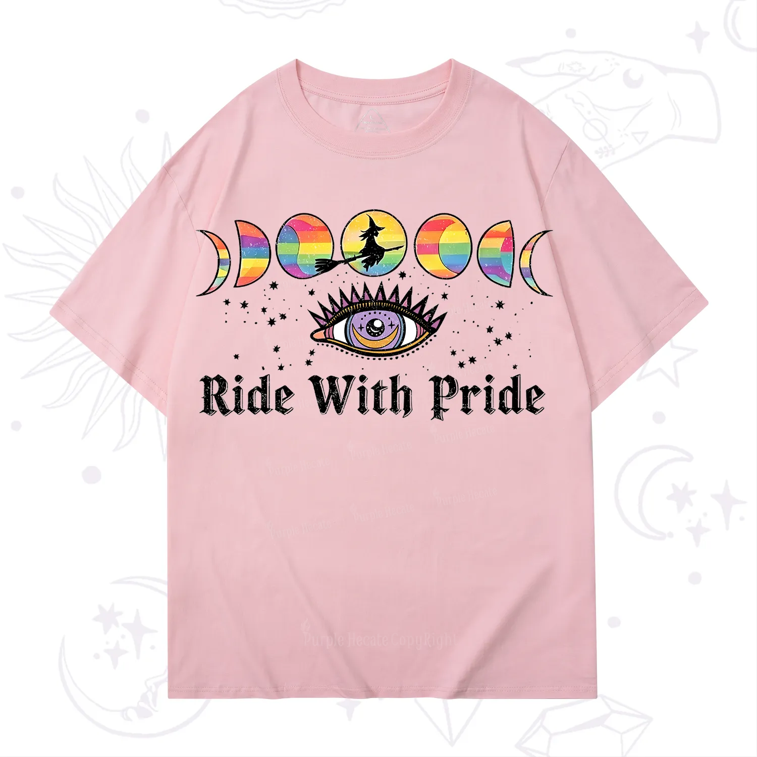 Purplehecate Ride With Rride T-Shirt