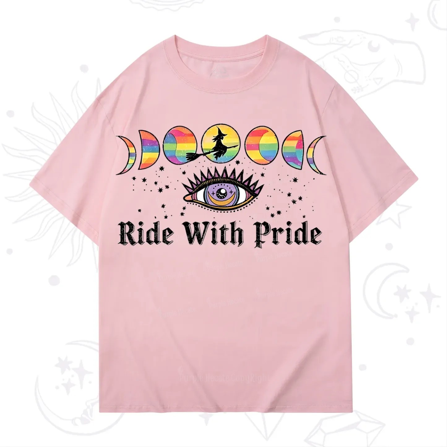 Purplehecate Ride With Rride T-Shirt