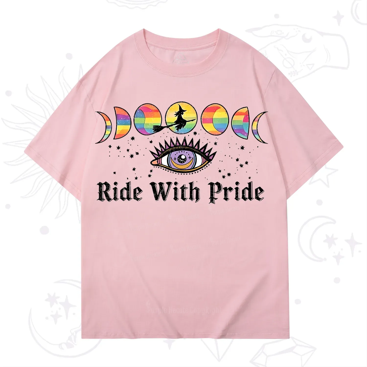 Purplehecate Ride With Rride T-Shirt