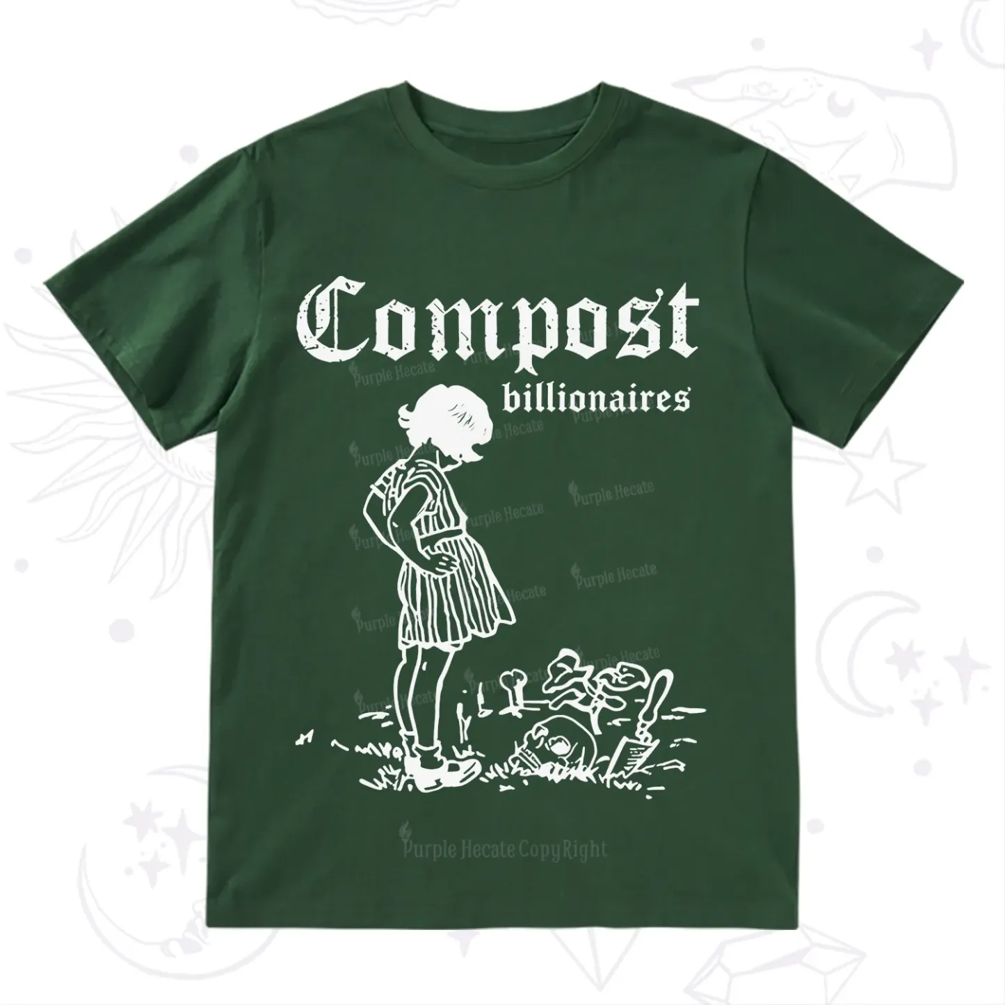 Purplehecate Compost the Greed T-Shirt