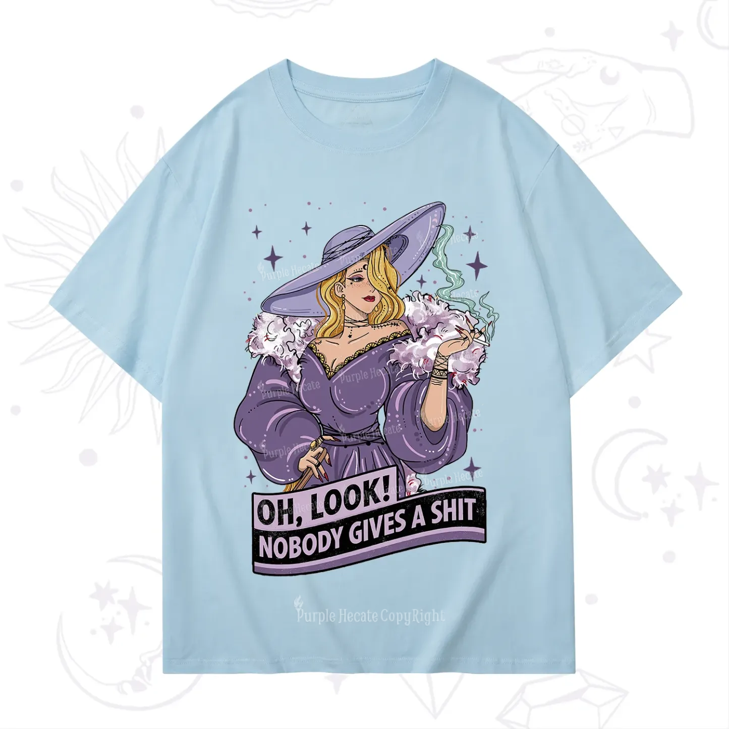 Purplehecate Oh Look Nobody Gives A Shit T-Shirt