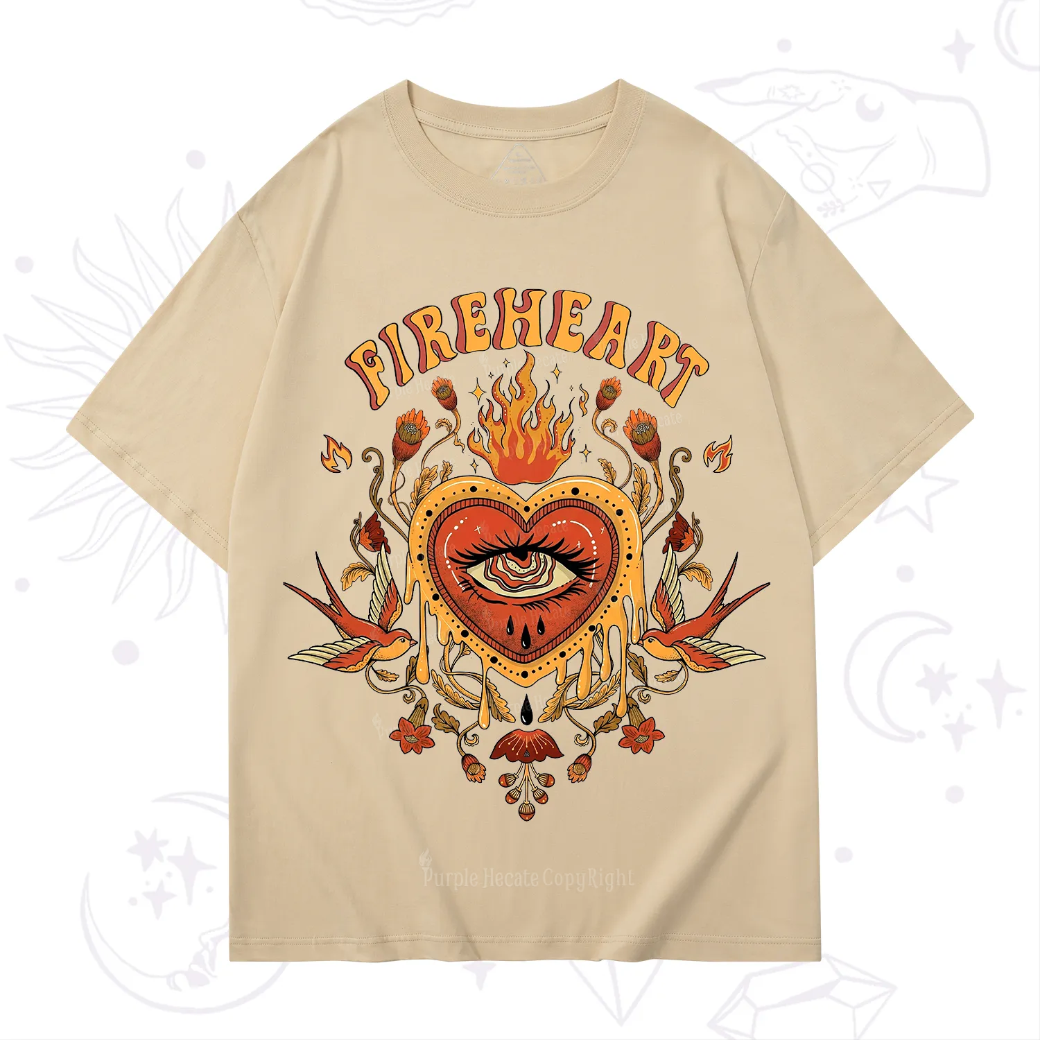 Purplehecate Fireheart T-Shirt