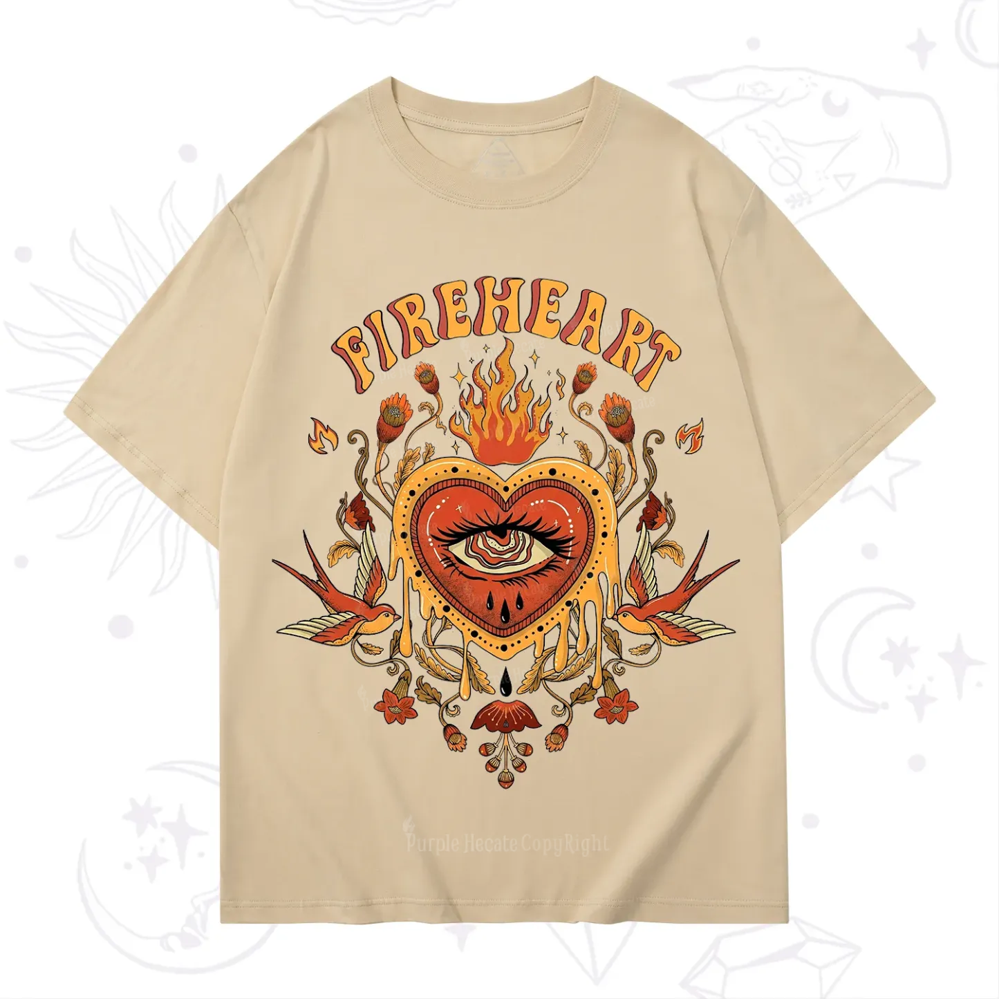 Purplehecate Fireheart T-Shirt