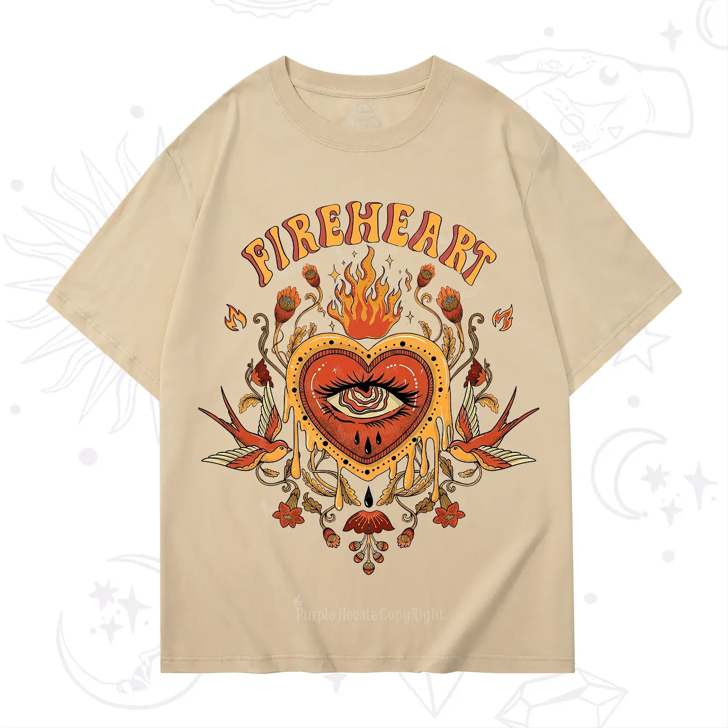 Purplehecate Fireheart T-Shirt