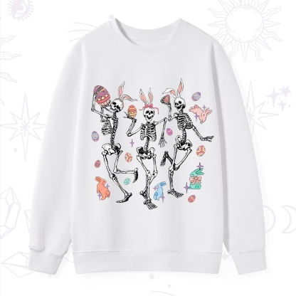 Purplehecate Easter Bunny Skeleton Sweatshirt