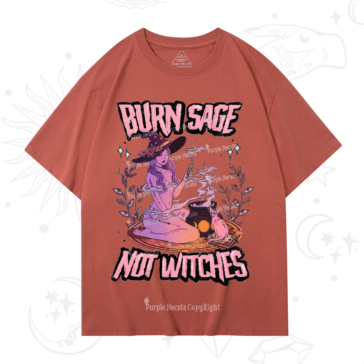 Purplehecate Burn Sage Not Witches T-Shirt
