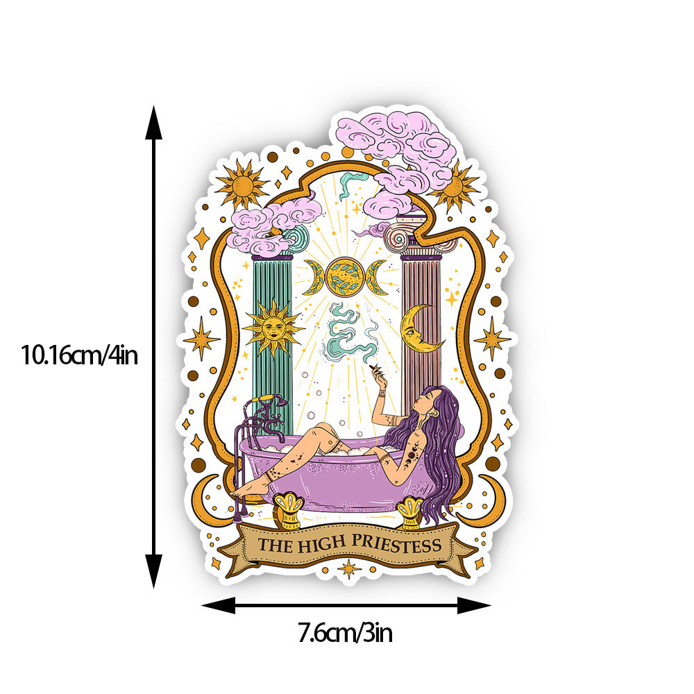 Purplehecate The High Priestess Goddess Sticker