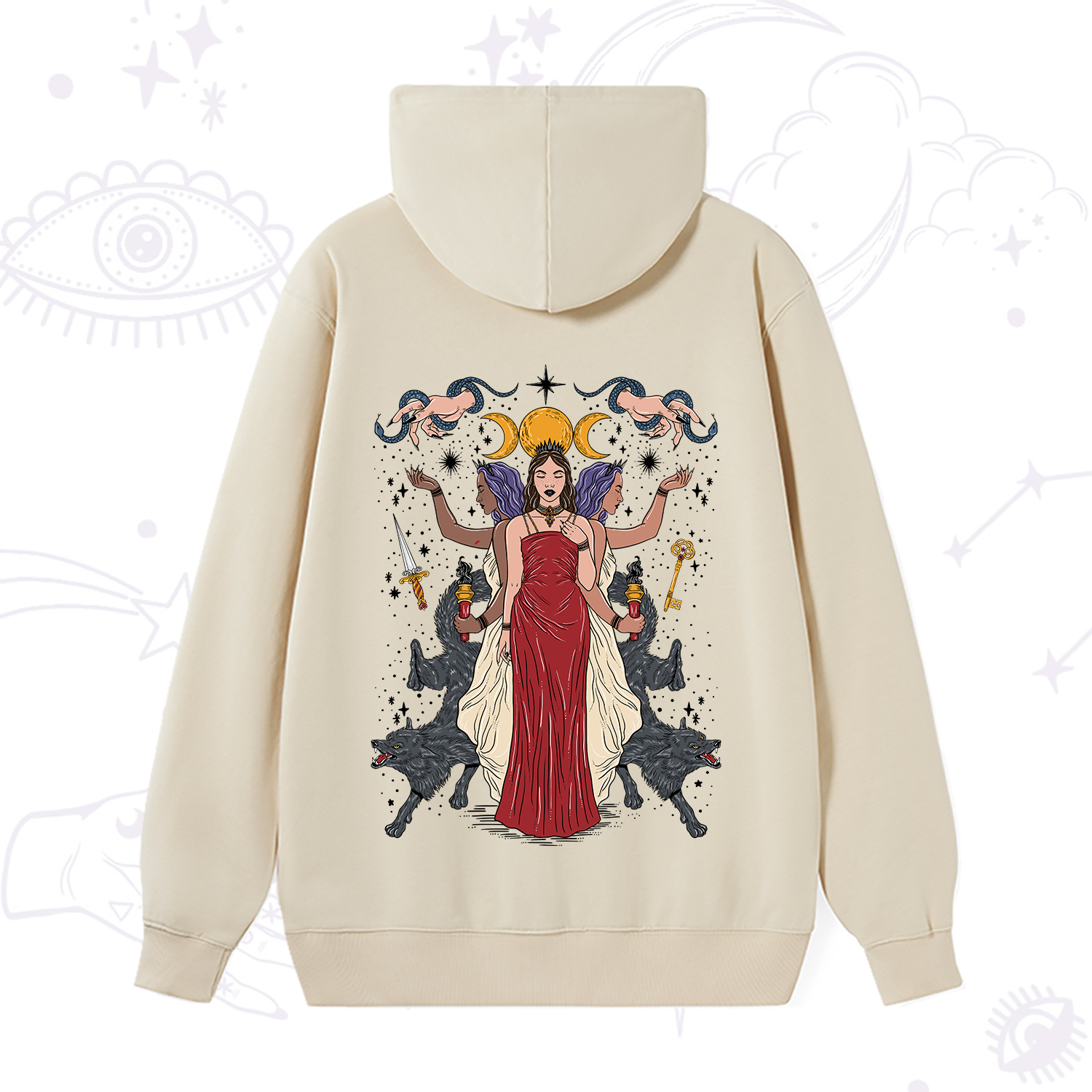 Purplehecate The Triple Goddess Hecate Hoodie