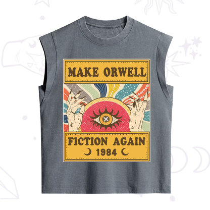 Purplehecate Make 1984 Fiction Again Vintage Washed Tank
