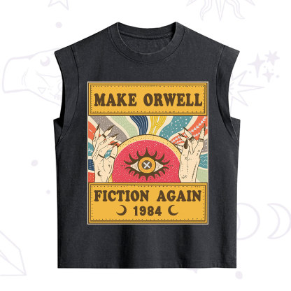 Purplehecate Make 1984 Fiction Again Vintage Washed Tank