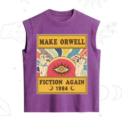 Purplehecate Make 1984 Fiction Again Vintage Washed Tank