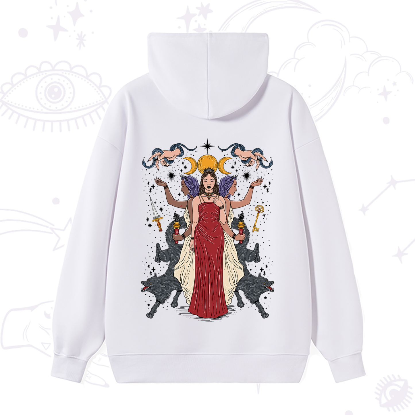 Purplehecate The Triple Goddess Hecate Hoodie
