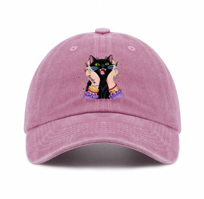 Purplehecate Feral Cat Magic Baseball Cap