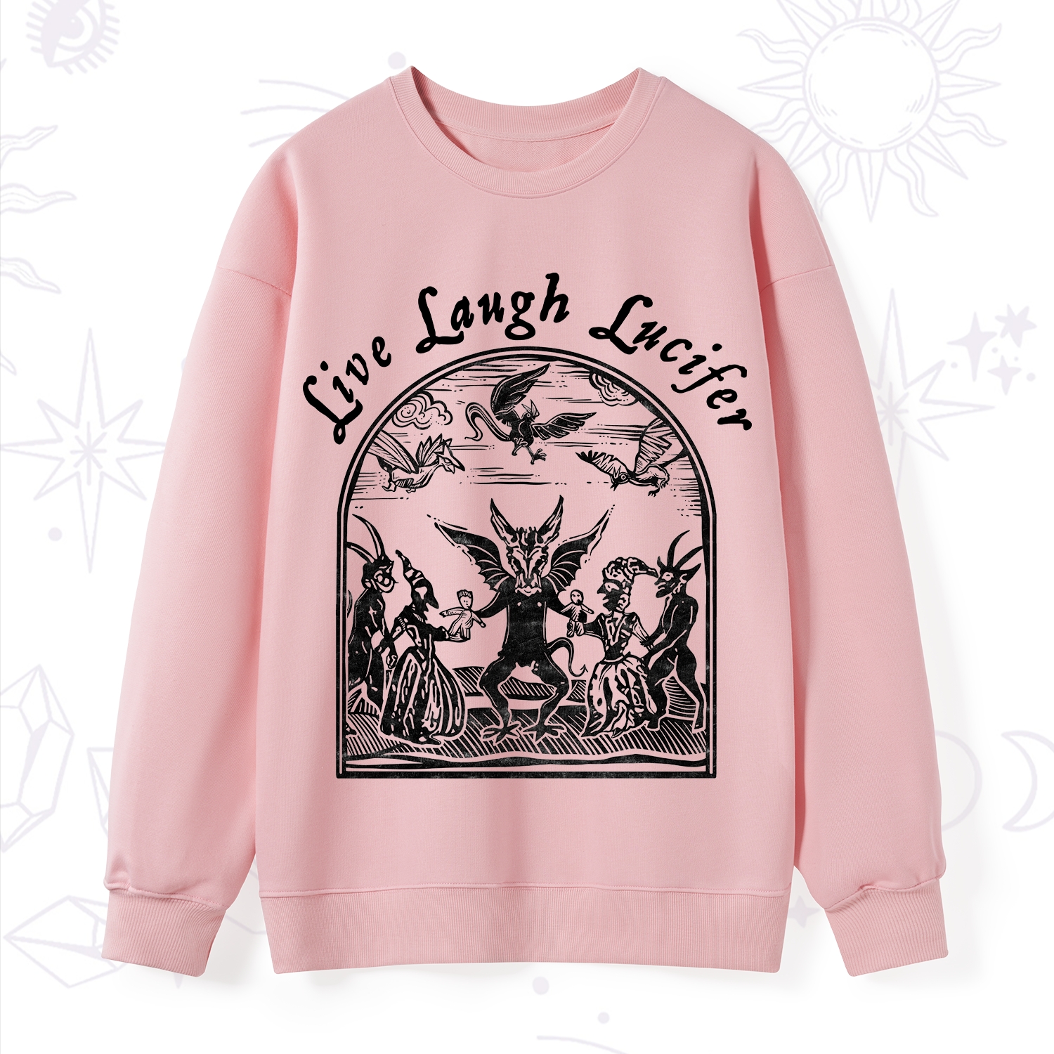 Purplehecate Live Laugh Lucifer Sweatshirt