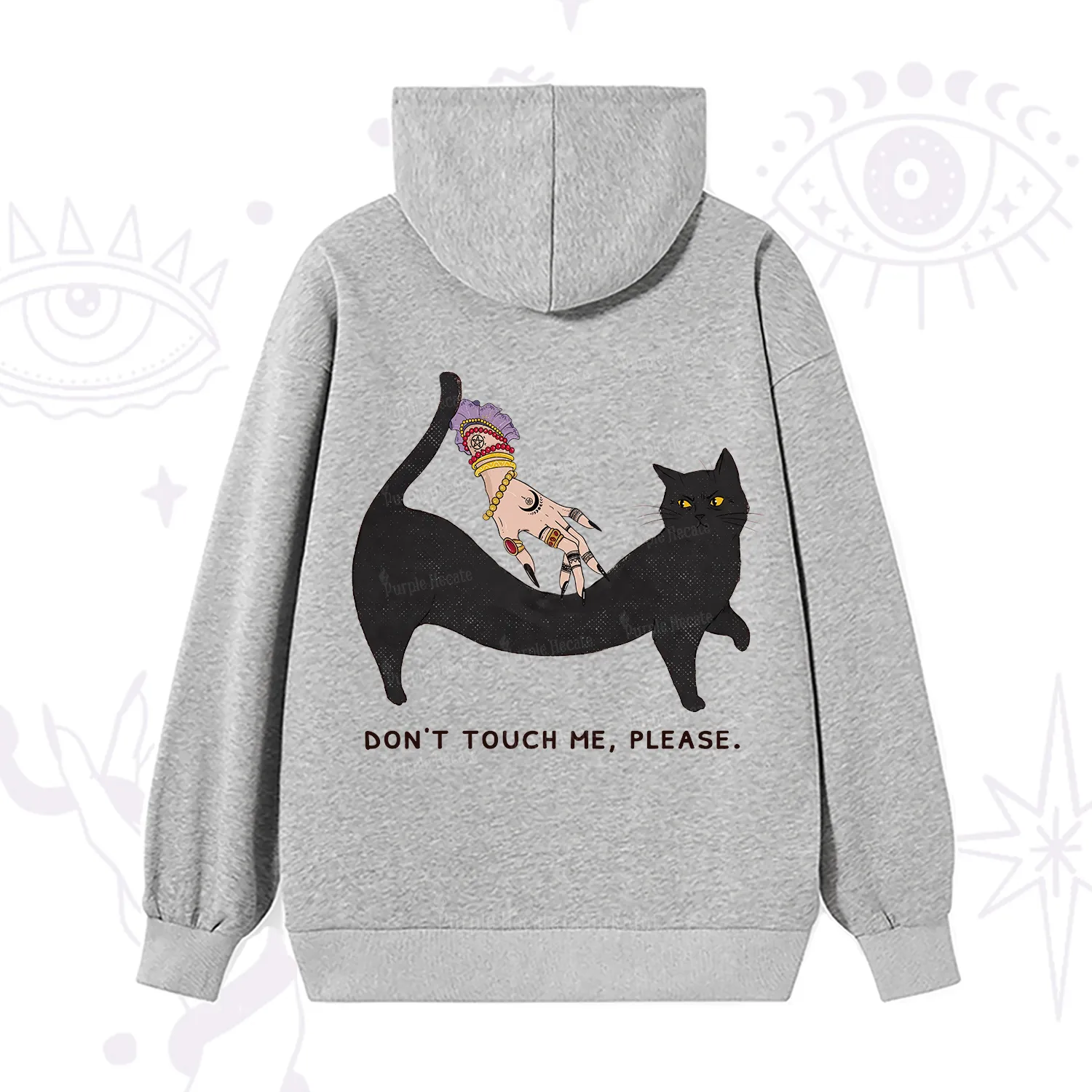 Purplehecate Don't Touch Me Hoodie