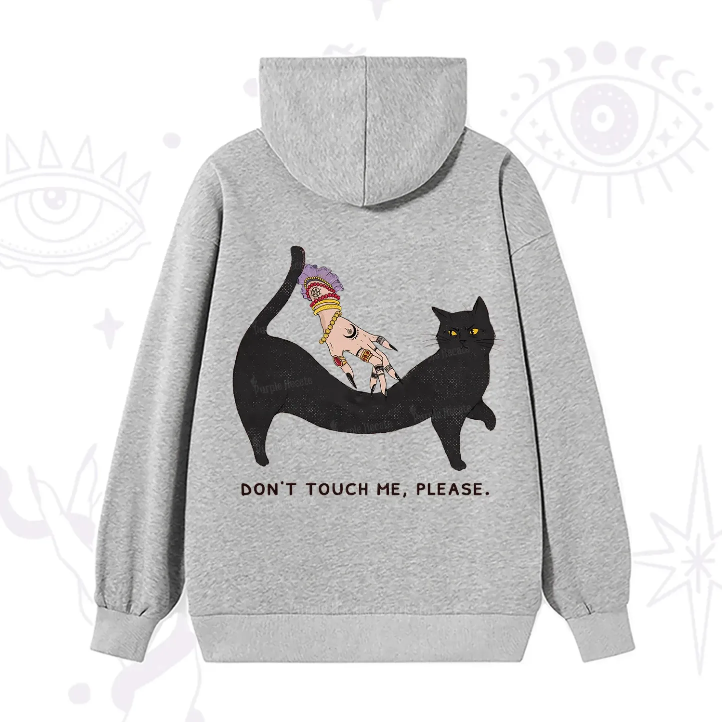 Purplehecate Don't Touch Me Hoodie