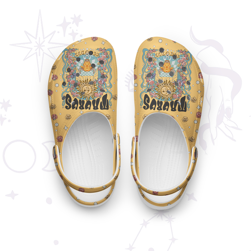 Purplehecate Taurus Spirit Zodiac Rubber Clogs