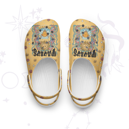 Purplehecate Taurus Spirit Zodiac Rubber Clogs