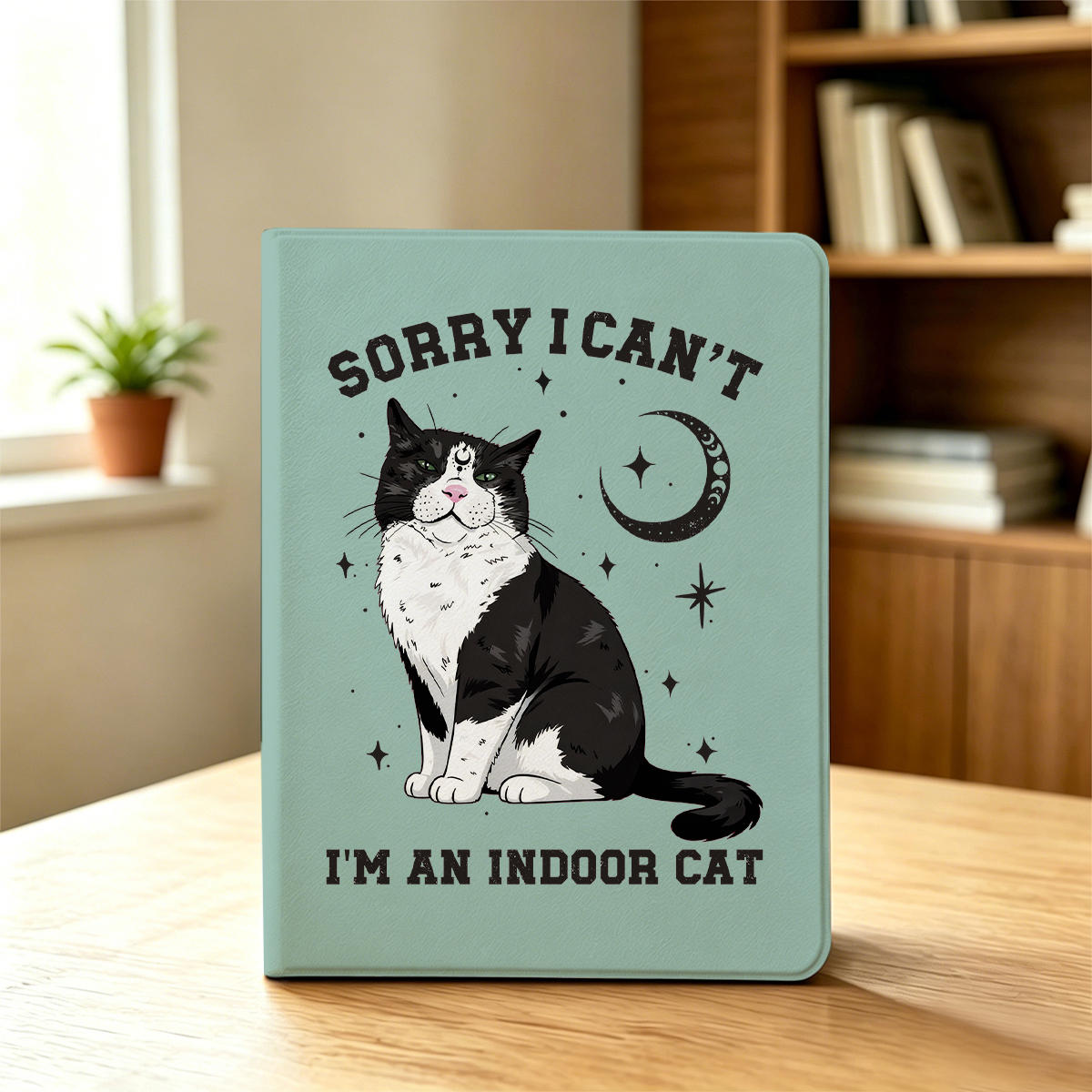 Purplehecate Sorry I Can't Go I'm an Indoor Cat iPad Case