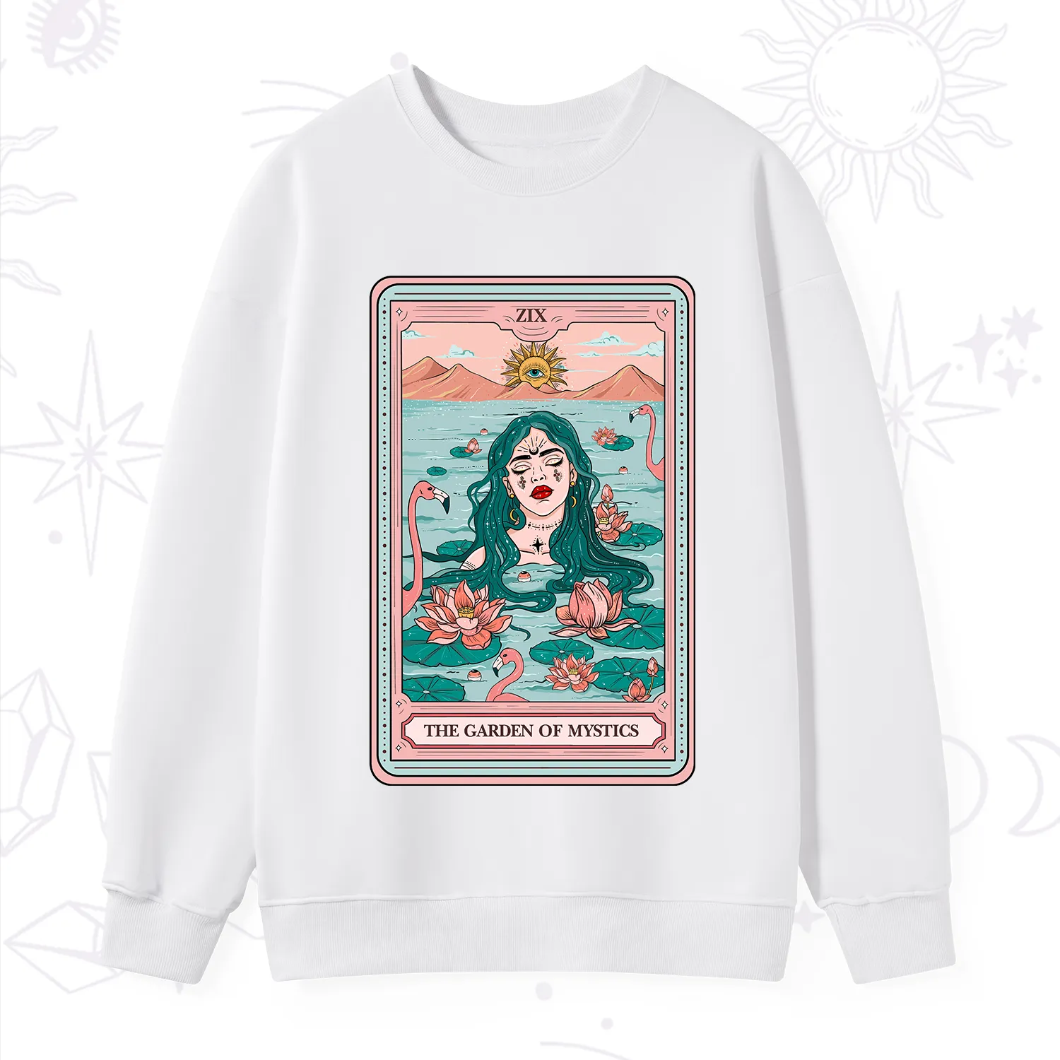Purplehecate The Garden Of Mystics Tarot Sweatshirt