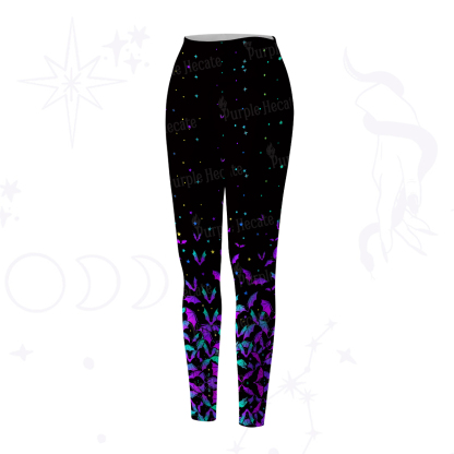 Purplehecate Rainbow Bat Yoga Pants