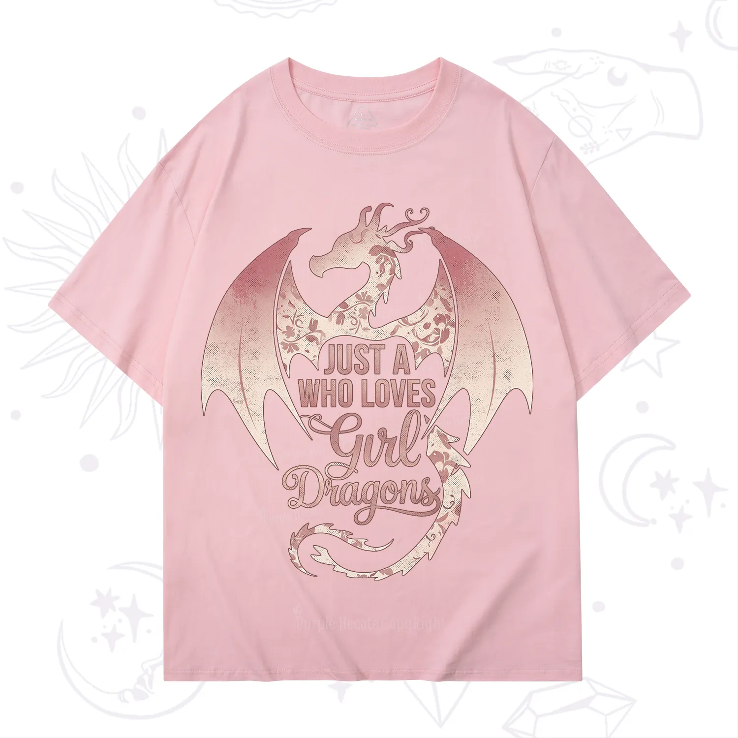 Purplehecate Just A Girl Who Loves Dragons T-Shirt