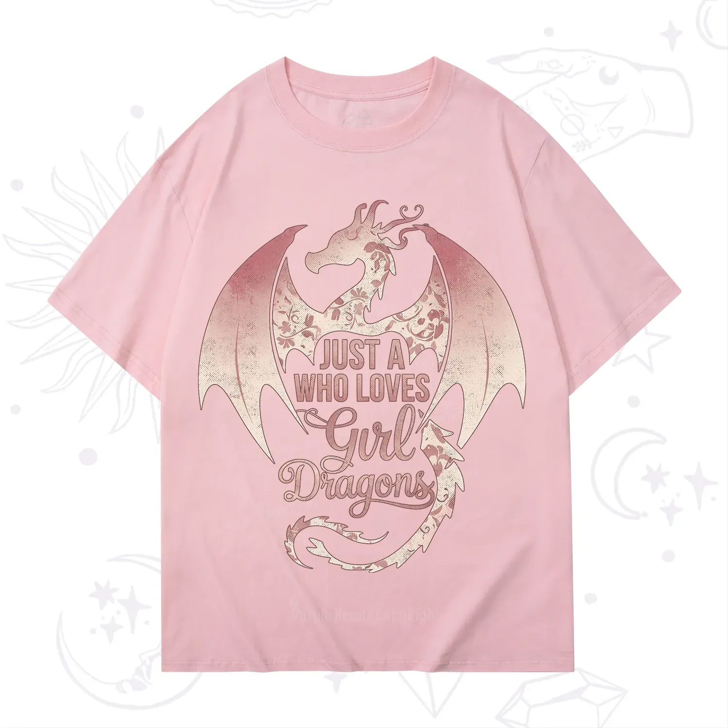 Purplehecate Just A Girl Who Loves Dragons T-Shirt