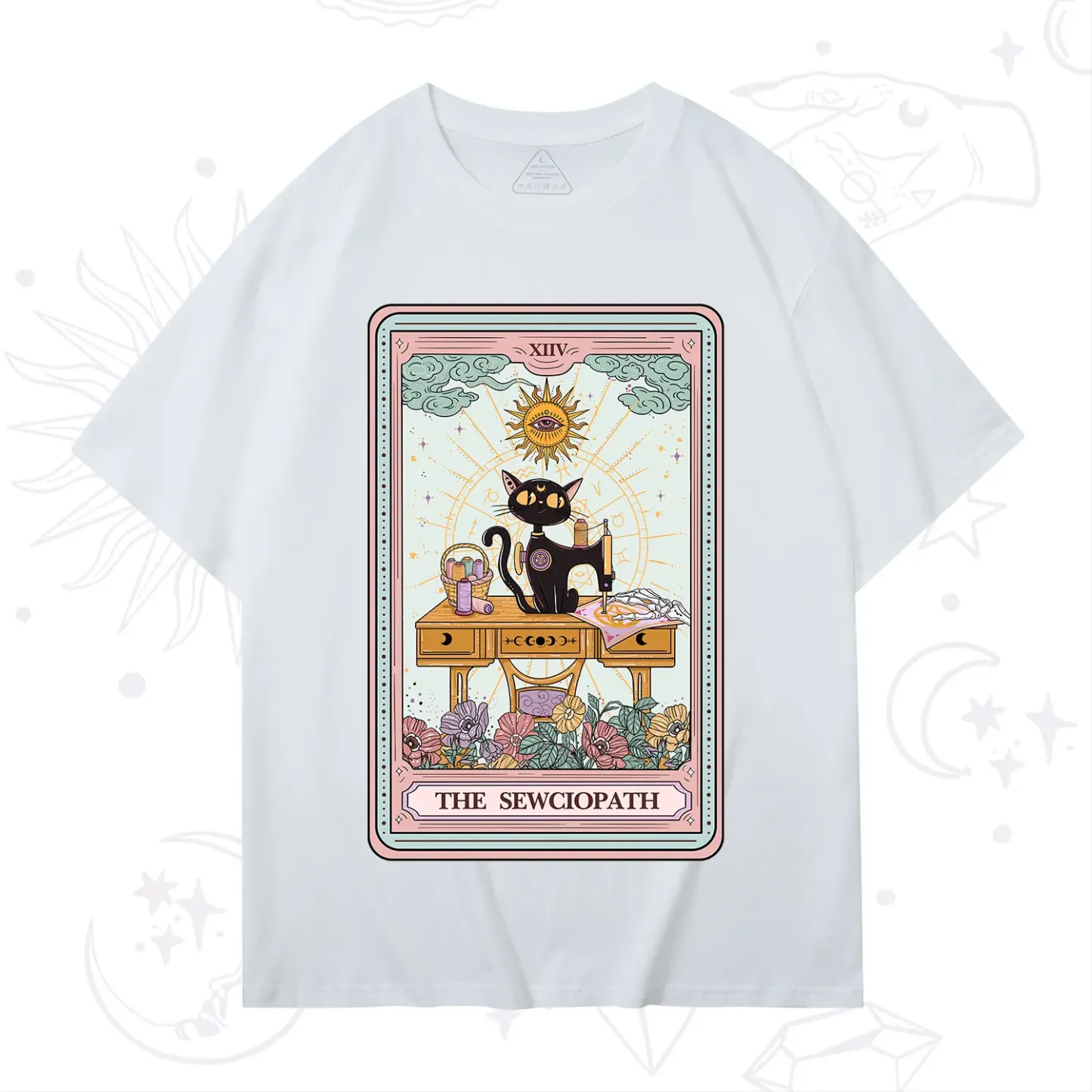 Purplehecate The Sewciopath Tarot Card T-Shirt