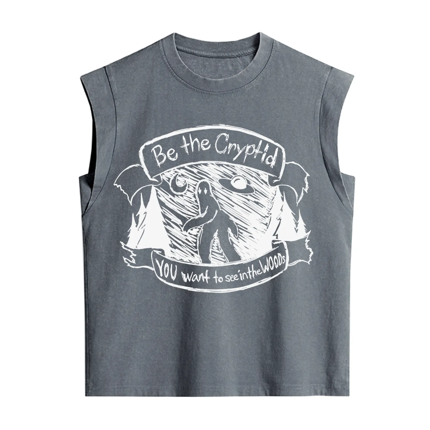 Purplehecate Be the Cryptid Vintage Washed Tank