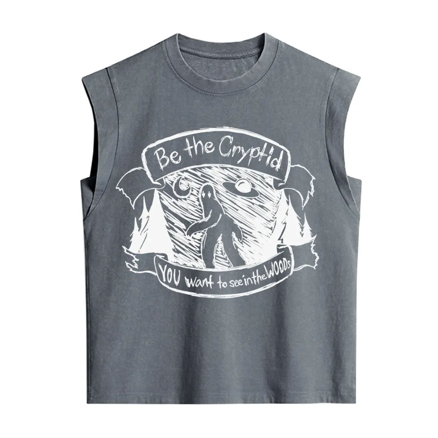 Purplehecate Be the Cryptid Vintage Washed Tank