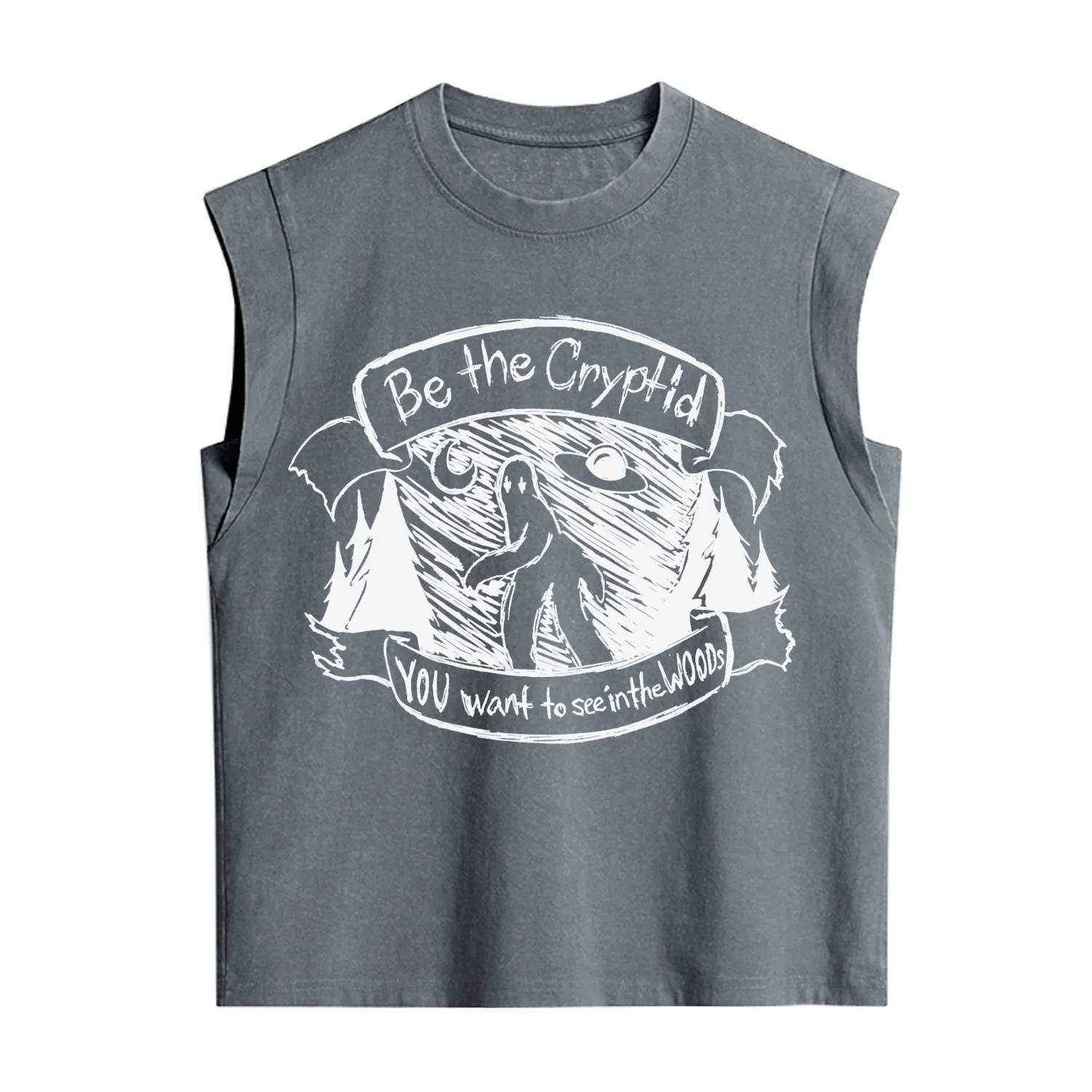 Purplehecate Be the Cryptid Vintage Washed Tank