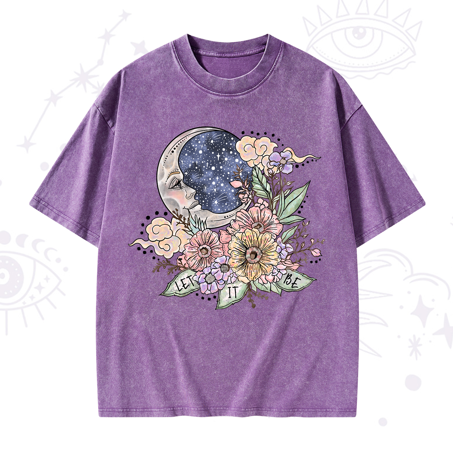 Purplehecate Let It Be Washed T-Shirt