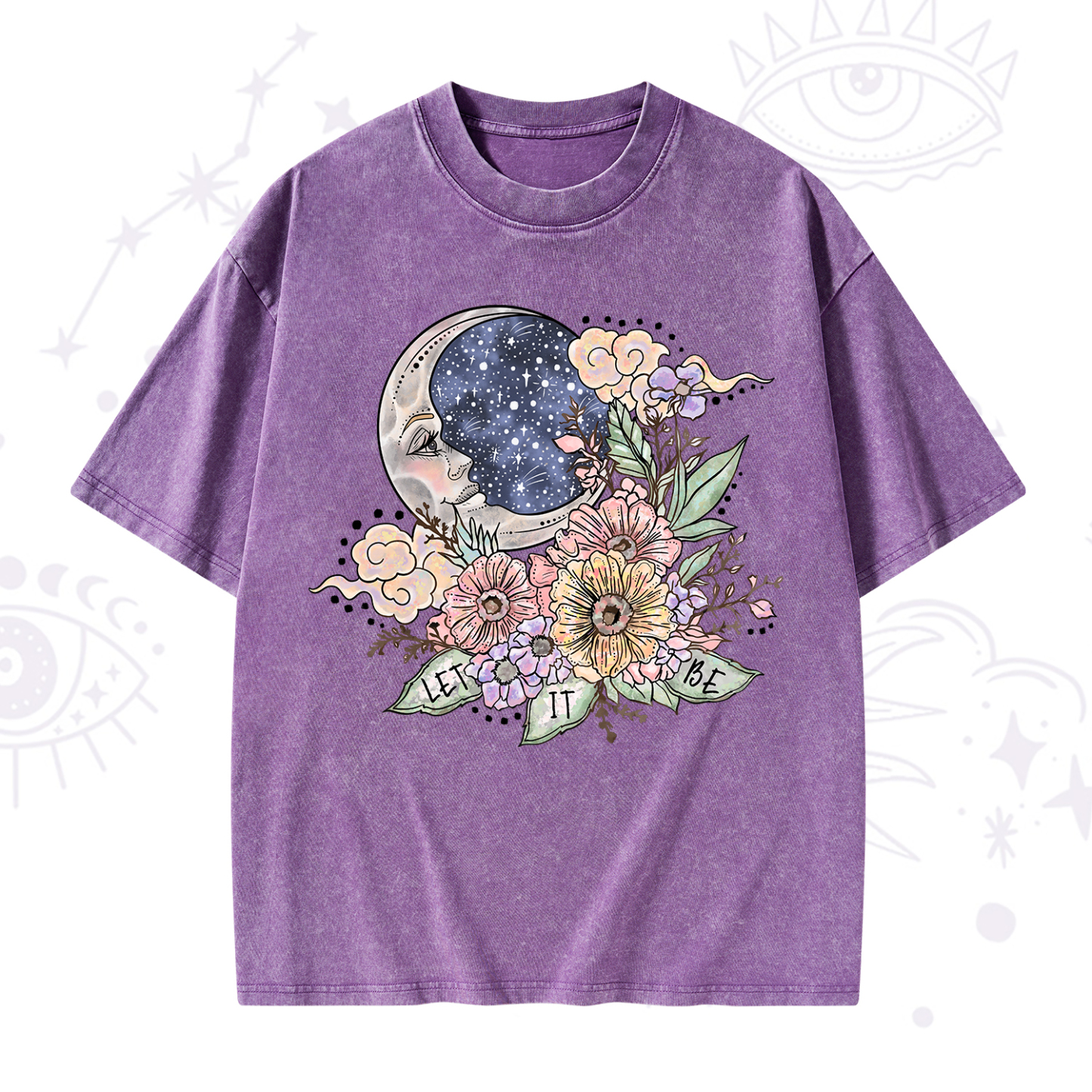 Purplehecate Let It Be Washed T-Shirt