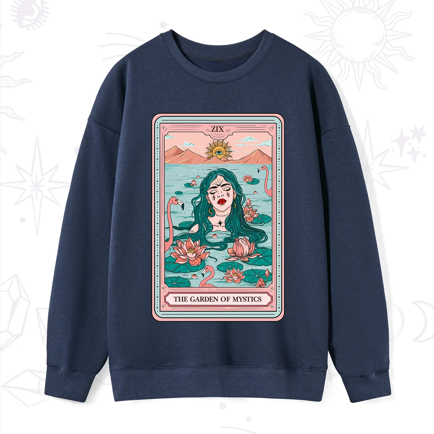 Purplehecate The Garden Of Mystics Tarot Sweatshirt