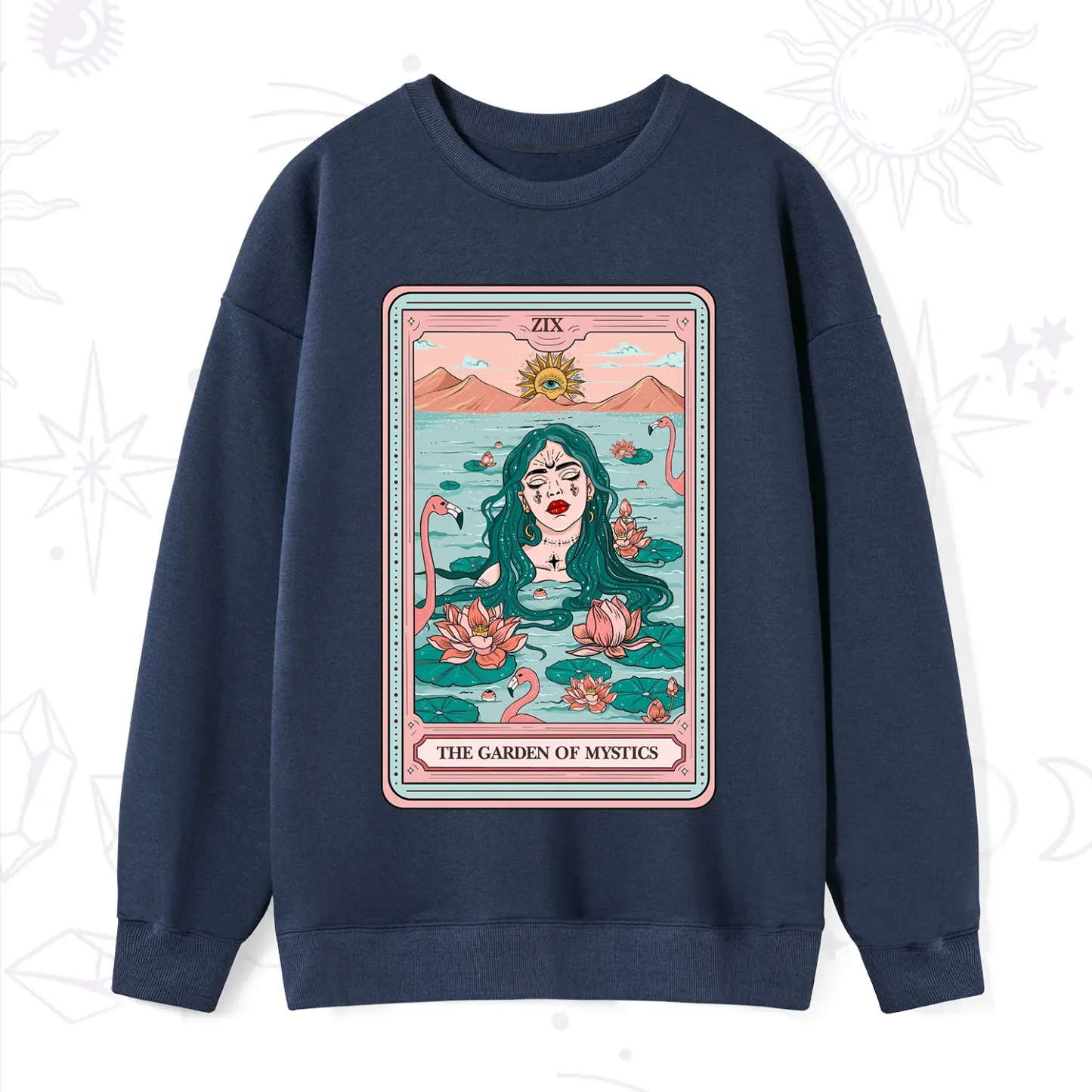 Purplehecate The Garden Of Mystics Tarot Sweatshirt